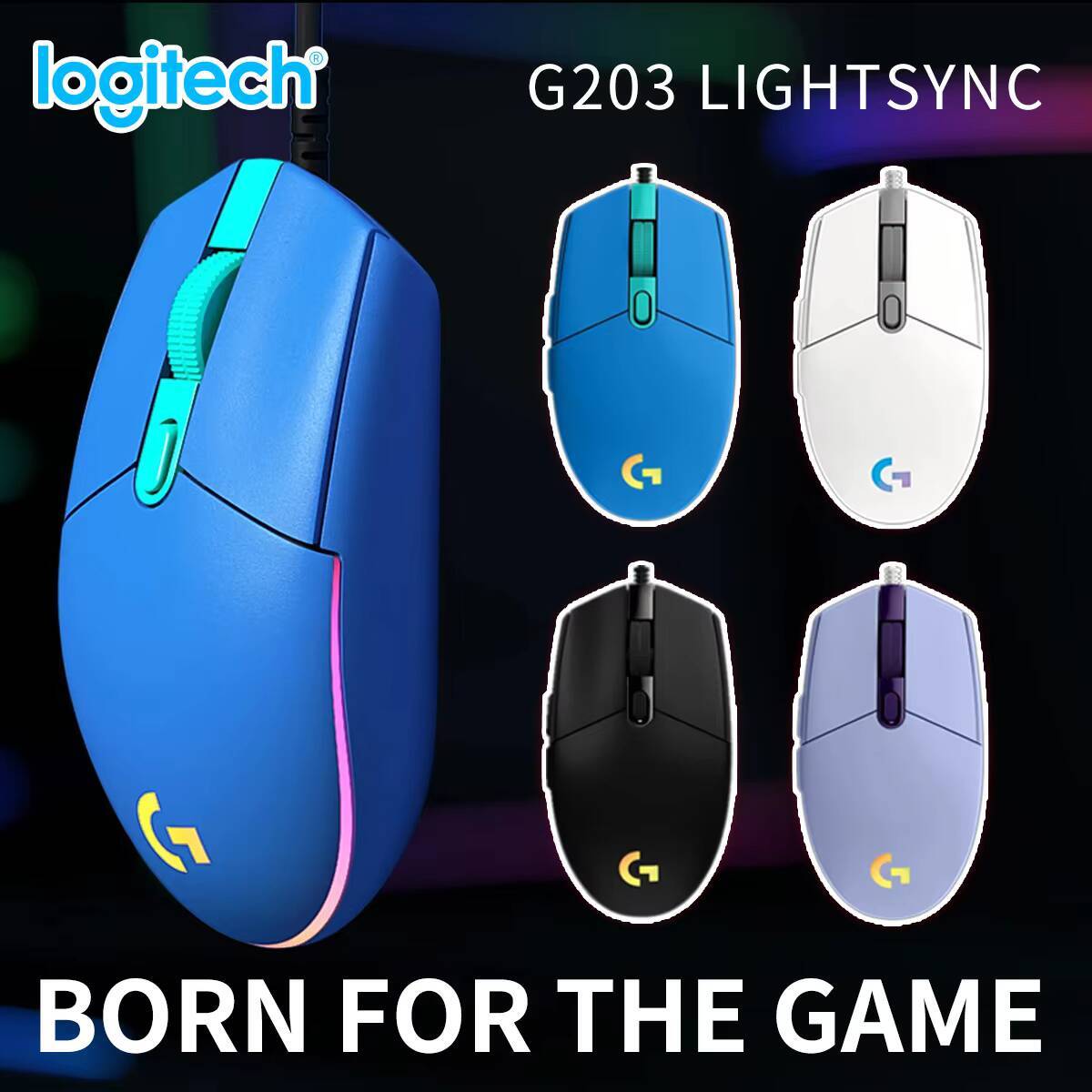 Logitech G203 LIGHTSYNC Gaming - Pc Gaming Logitech recension och pris