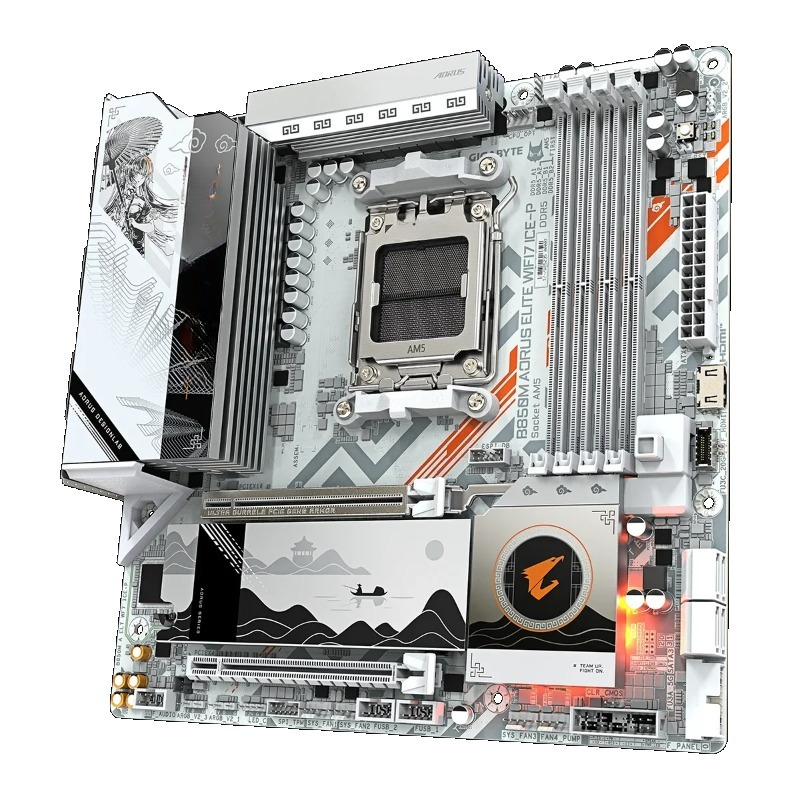 B850M AORUS ELITE WIFI7 ICE-P  - Pc Gaming X3D recension och pris