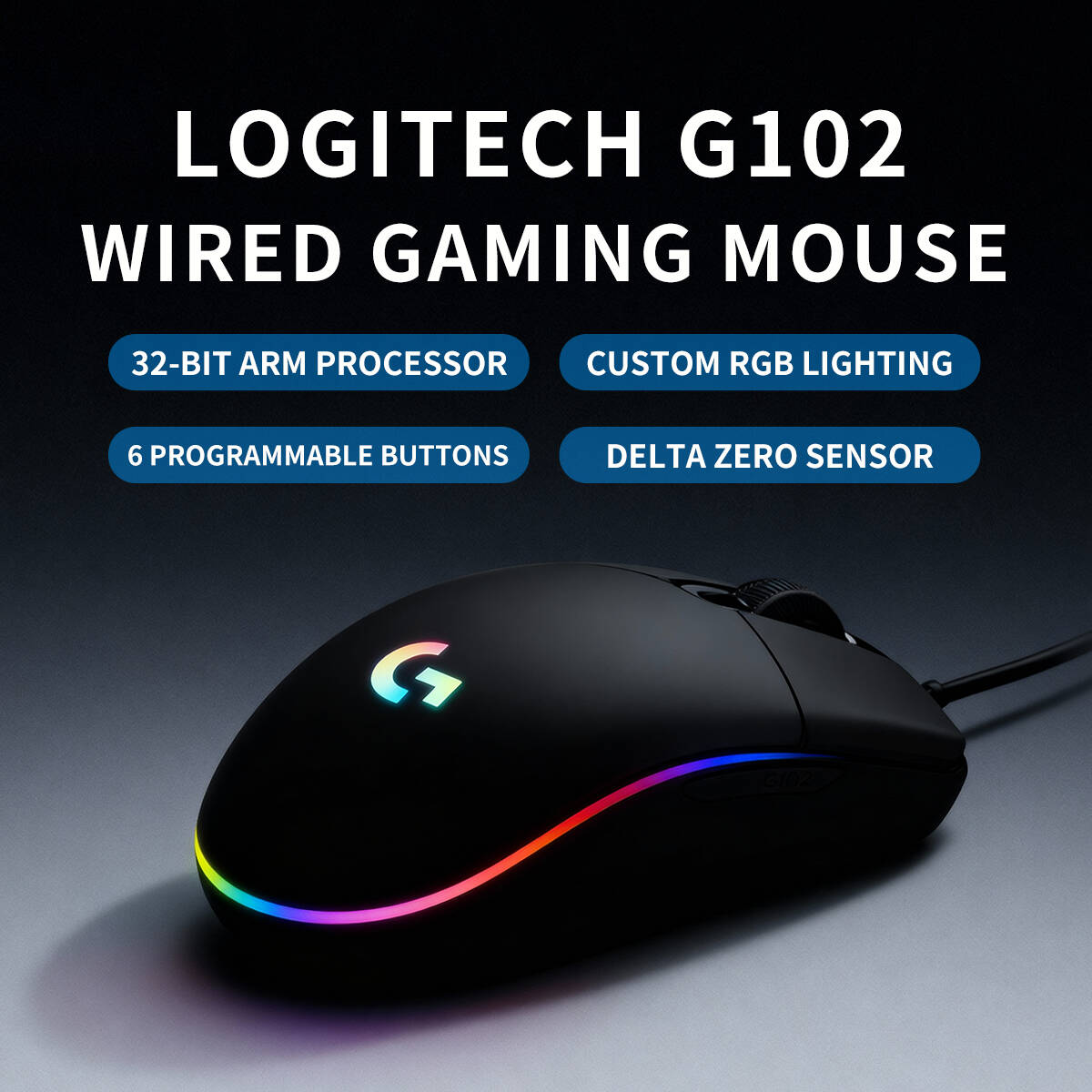 Logitech G203 Wired RGB Gaming - Pc Gaming Logitech recension och pris