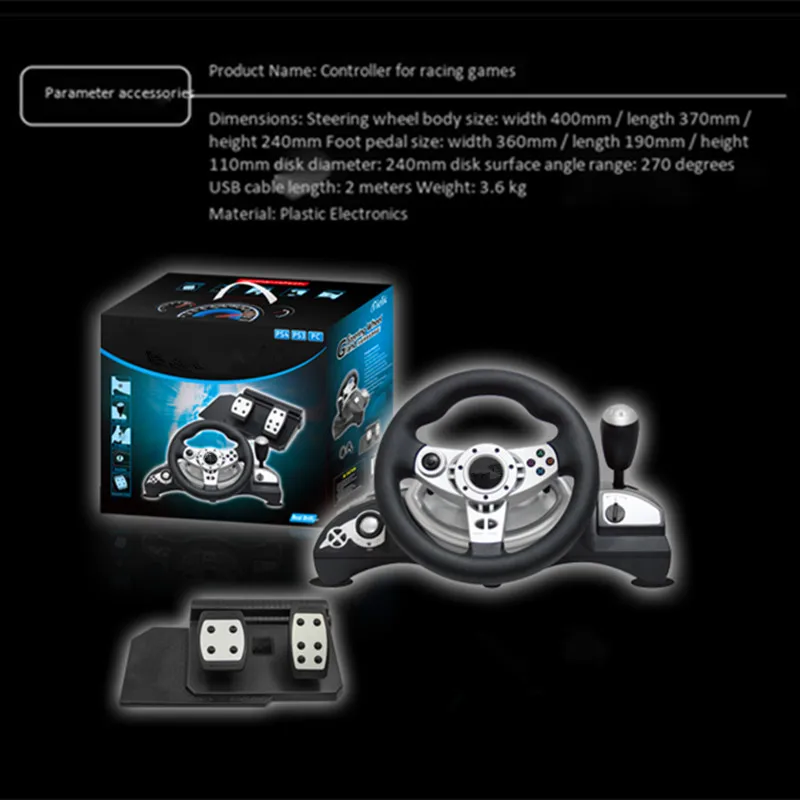 Computer Game Steering Wheel V - Pc Gaming Xgear recension och pris