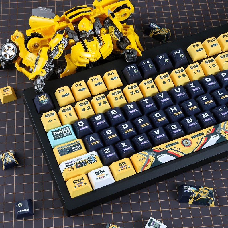 Yellow Bee Robot Theme Custom  - Pc Gaming Yellow recension och pris