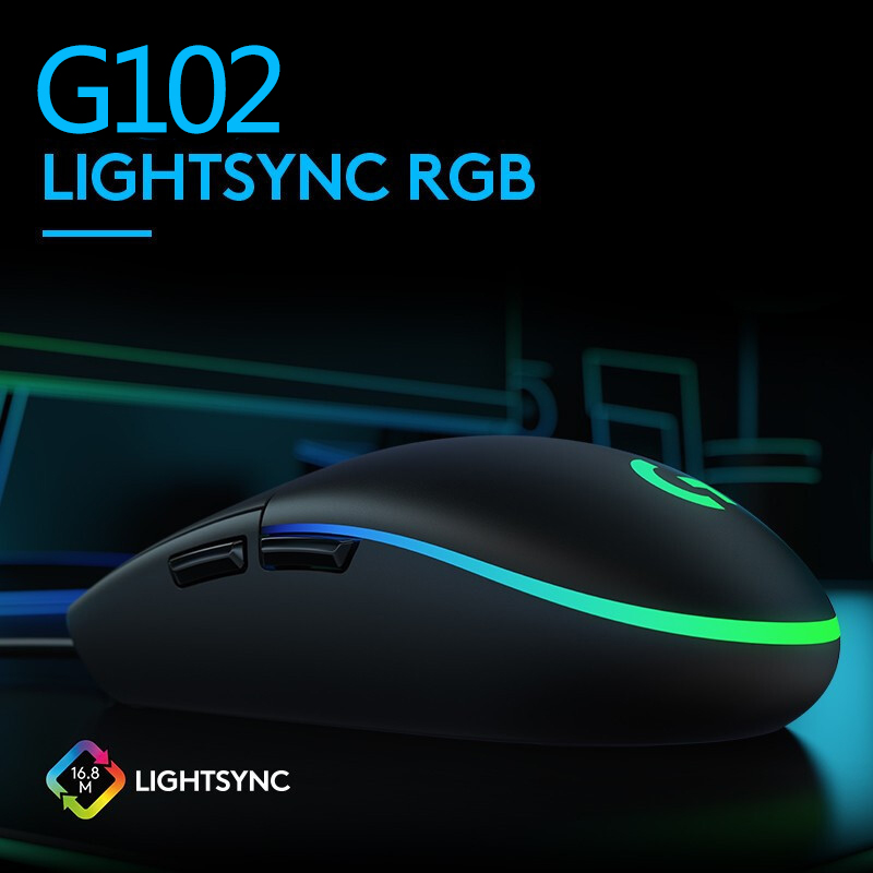 Logitech G102 Second-generatio - Pc Gaming Logitech recension och pris