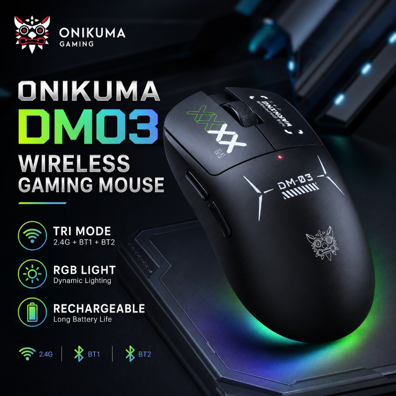 ONIKUMA DM03 Wireless Gaming M - Pc Gaming X3D recension och pris