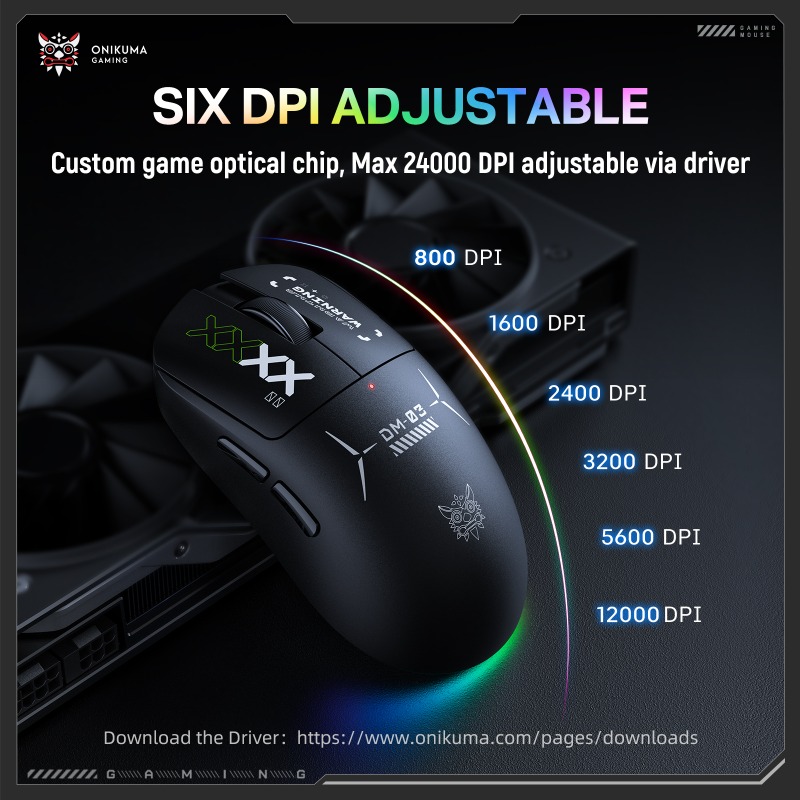 ONIKUMA DM03 Wireless Gaming M - Pc Gaming X3D recension och pris